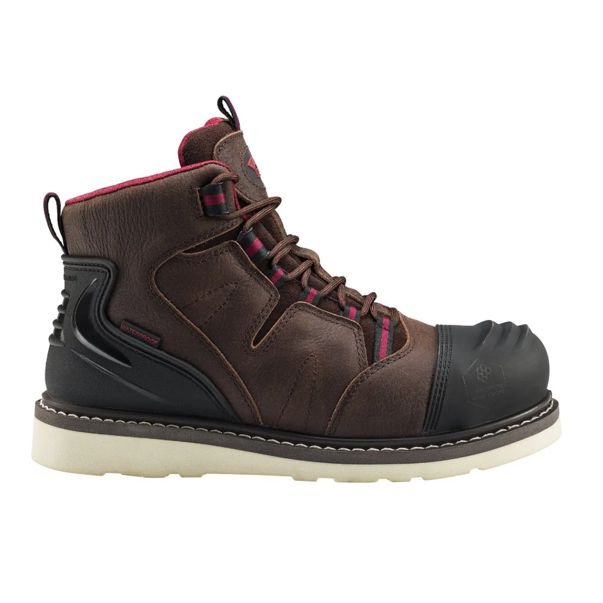 Composite Toe Boots|Work Boots*XLfeet Inc. The Avenger 7506 Wedge 6” Waterproof Carbon Nanofiber Toe Boot