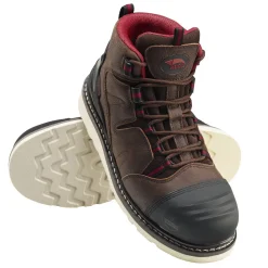 Composite Toe Boots|Work Boots*XLfeet Inc. The Avenger 7506 Wedge 6” Waterproof Carbon Nanofiber Toe Boot