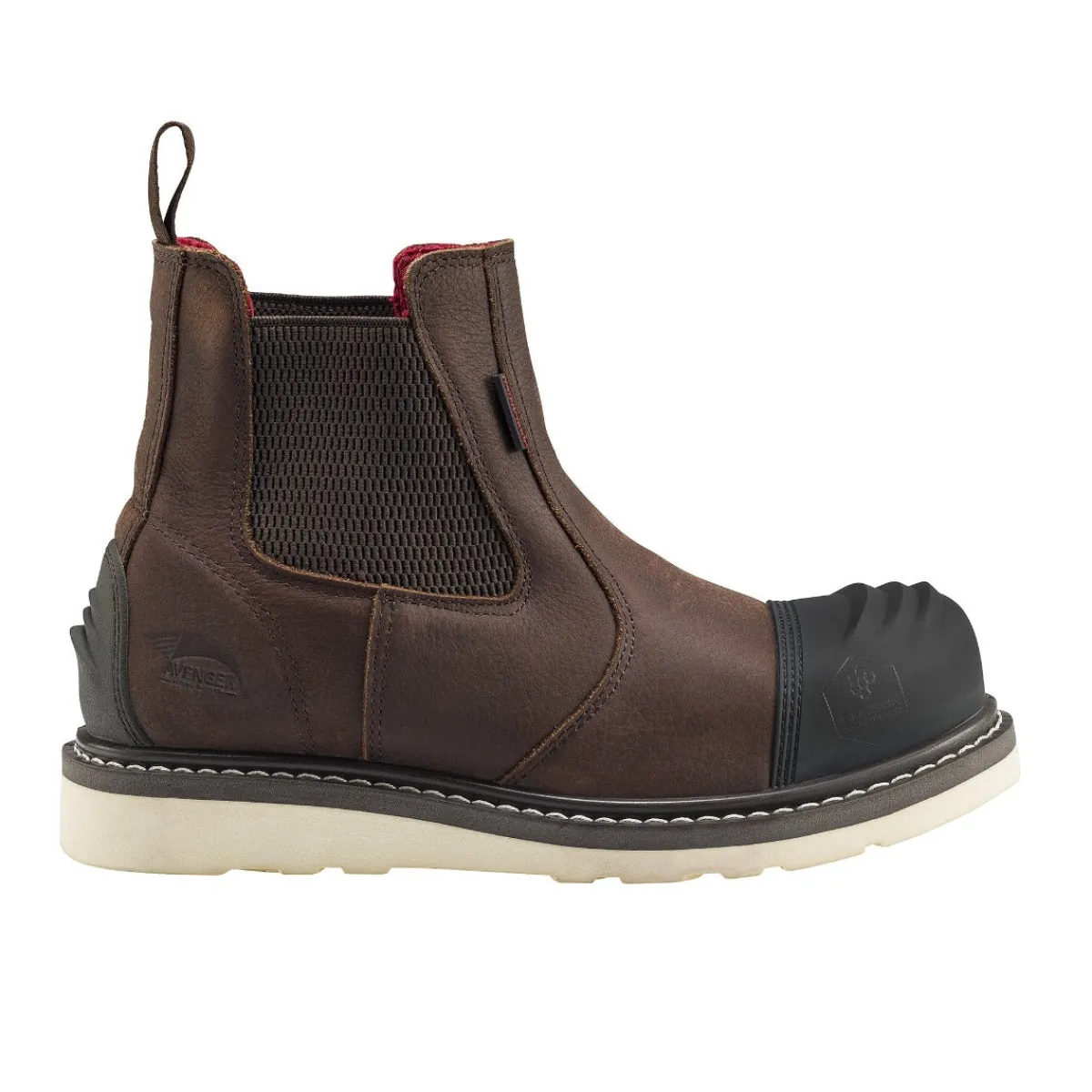 Slip-On Work Boots|Work Boots*XLfeet Inc. The Avenger 7505 Wedge 6” Waterproof Carbon Nanofiber Toe Romeo