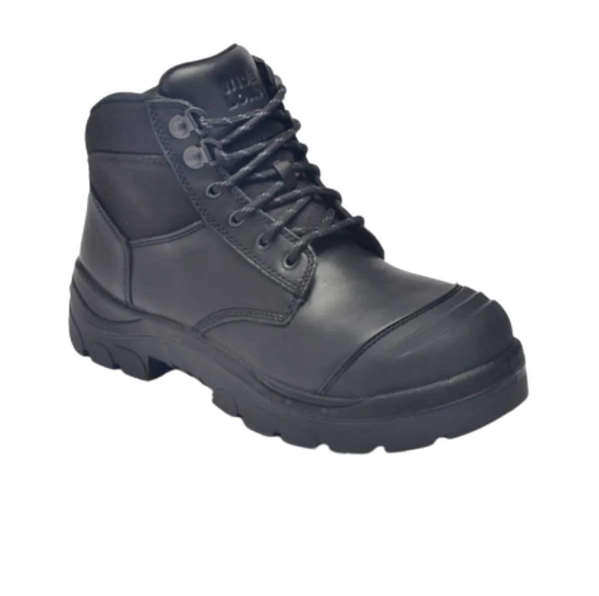 Work Boots|6" Work Boots*XLfeet Inc. Wide Load 690BZN Non-Safety Toe Zip Water-resistant 6 inch Work Boot - Black - 6E Only