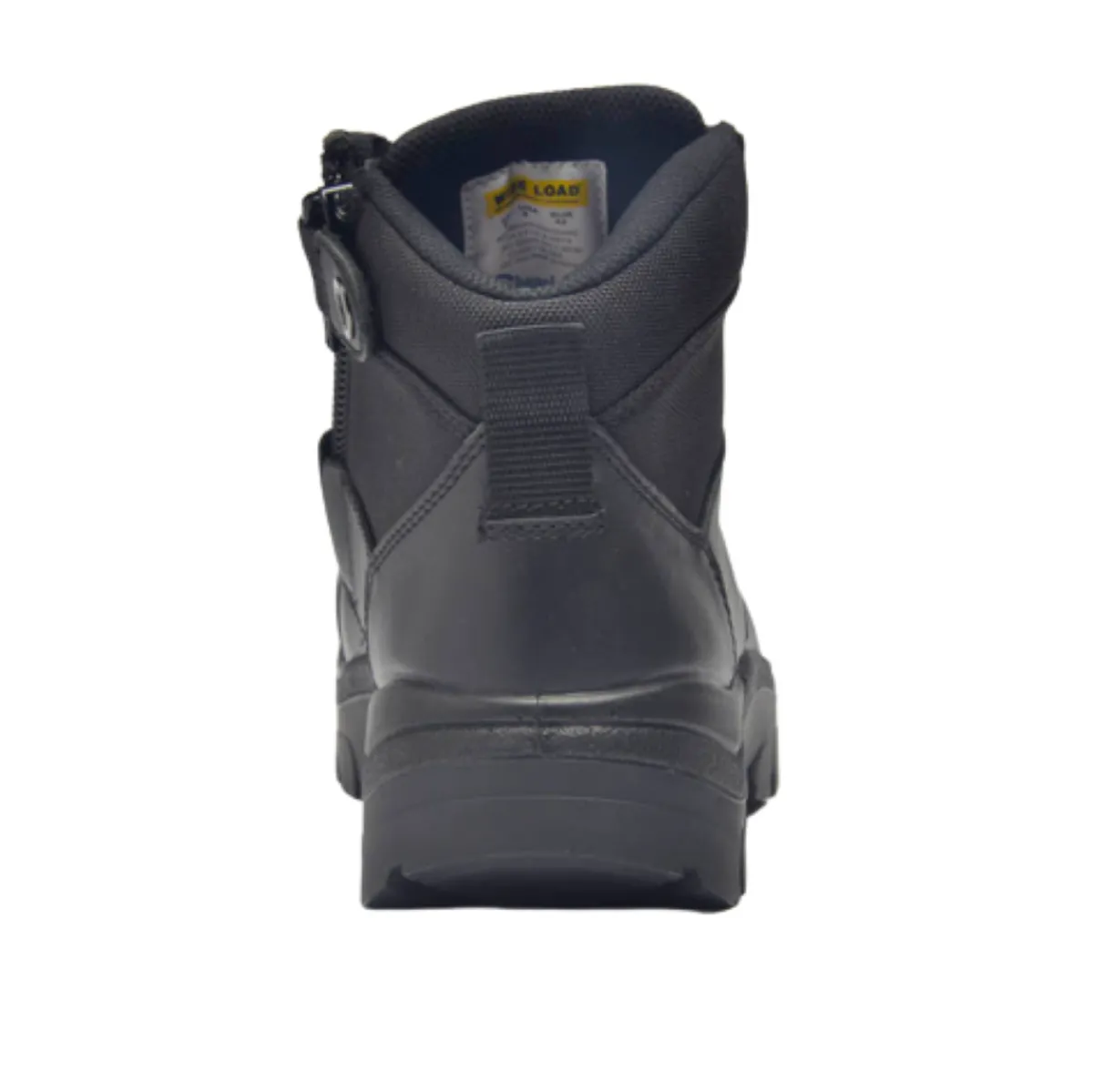 Work Boots|6" Work Boots*XLfeet Inc. Wide Load 690BZN Non-Safety Toe Zip Water-resistant 6 inch Work Boot - Black - 6E Only
