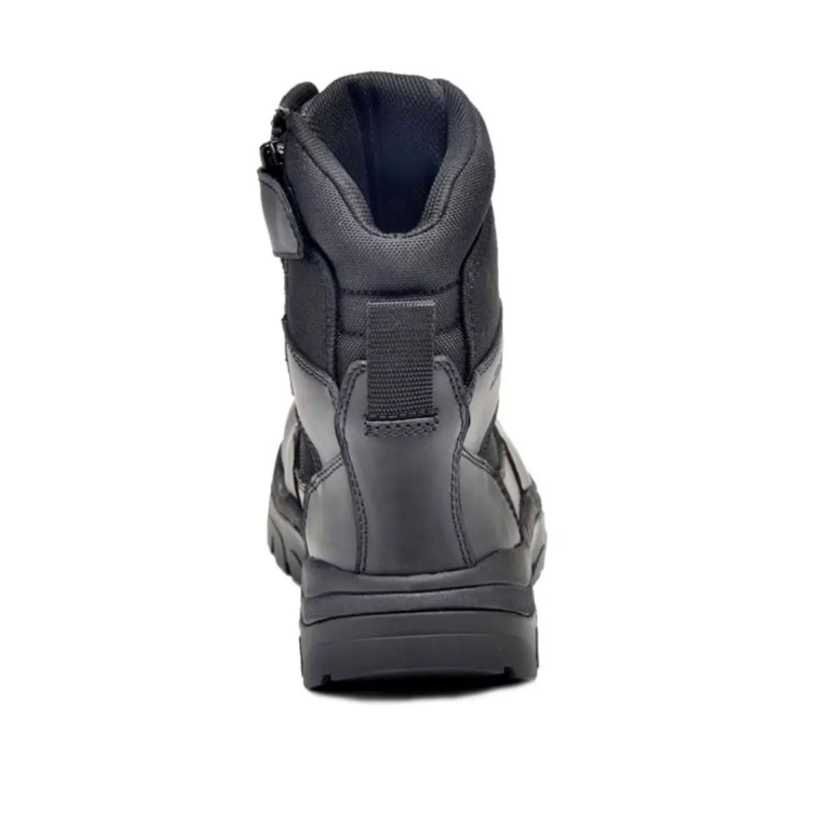 Work Boots|8" Work Boots*XLfeet Inc. Wide Load 790BZN Soft Toe Zip Laced Water Resistant 8 inch Tactical Boot - Black