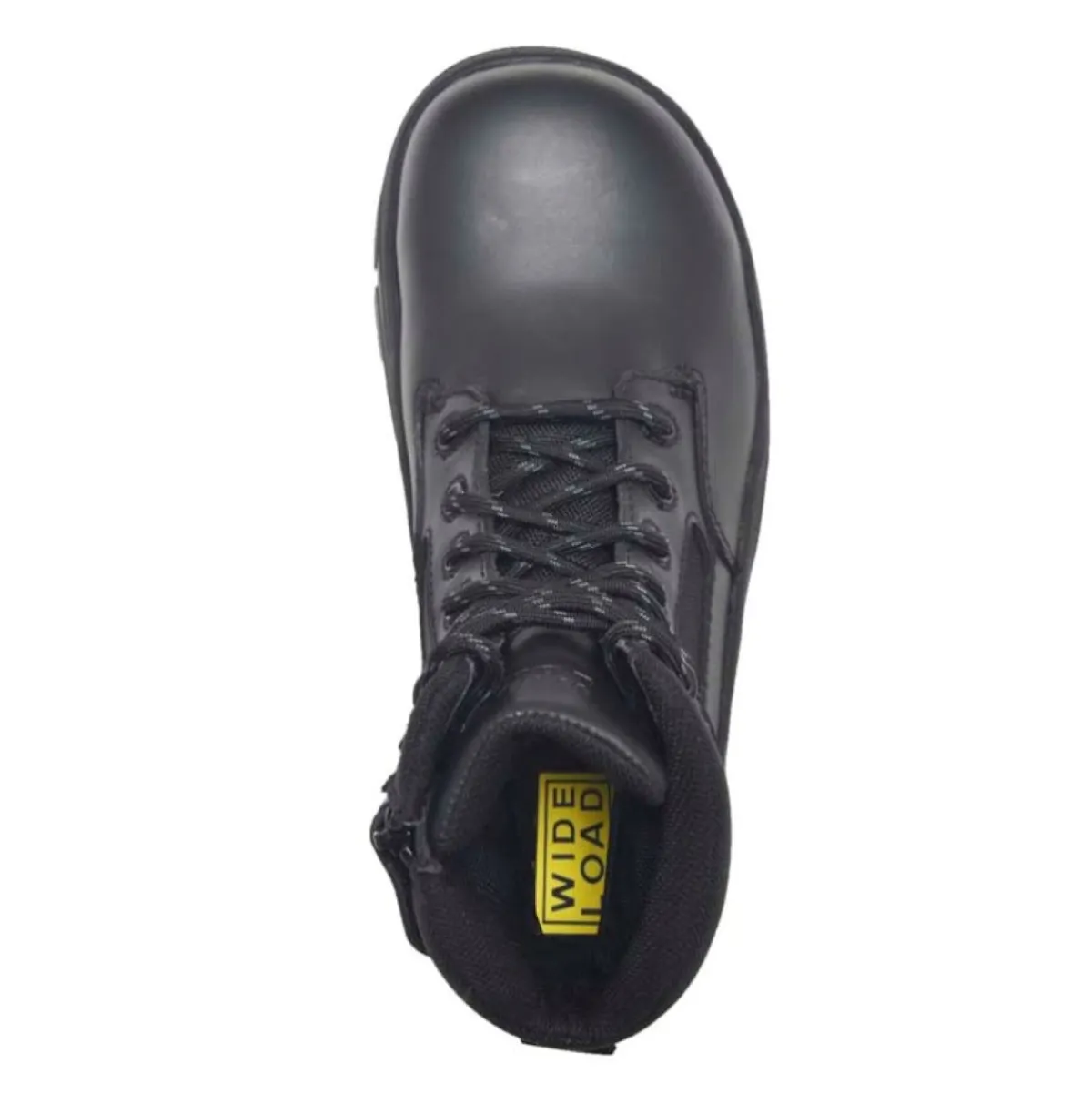 Work Boots|8" Work Boots*XLfeet Inc. Wide Load 790BZN Soft Toe Zip Laced Water Resistant 8 inch Tactical Boot - Black