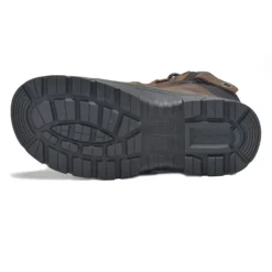 Hiking Boots For Men*XLfeet Inc. Wide Load 590CZN - 6inch Brown Soft Toe Zip / Lace Up Boot