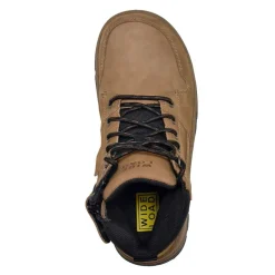 Hiking Boots For Men*XLfeet Inc. Wide Load 590TZN - 6inch Taupe Soft Toe Zip / Lace Up Boot
