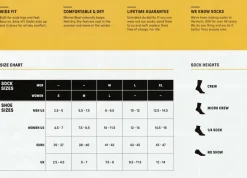 Crew Socks|Moisture Wicking Socks*XLfeet Wide Open Cushioned Micro Crew Socks Single Pair - Gray