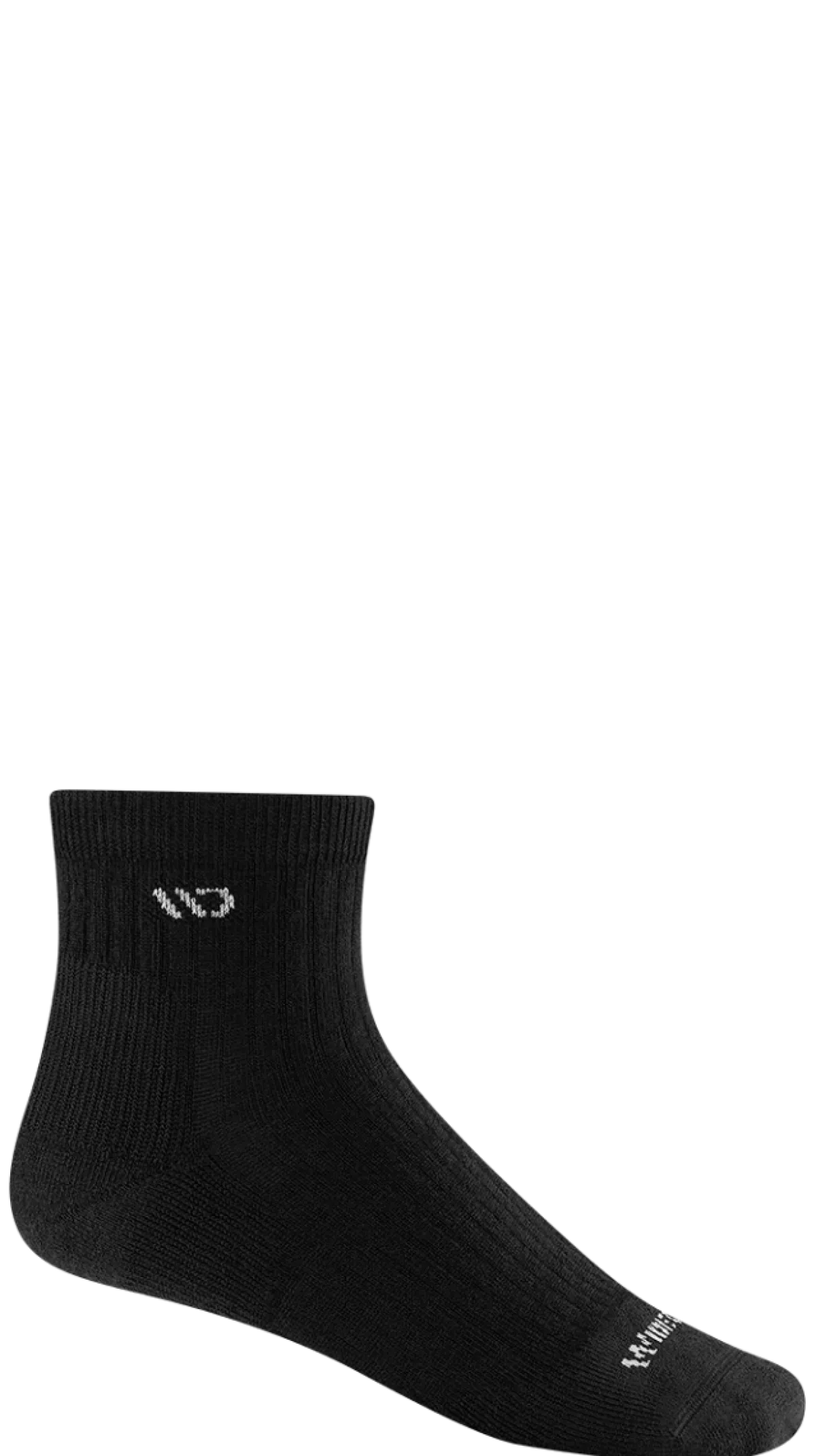 Quarter Socks|Postal Approved Socks*XLfeet Inc. Wide Open Quarter Cushioned Socks Single Pair - Black