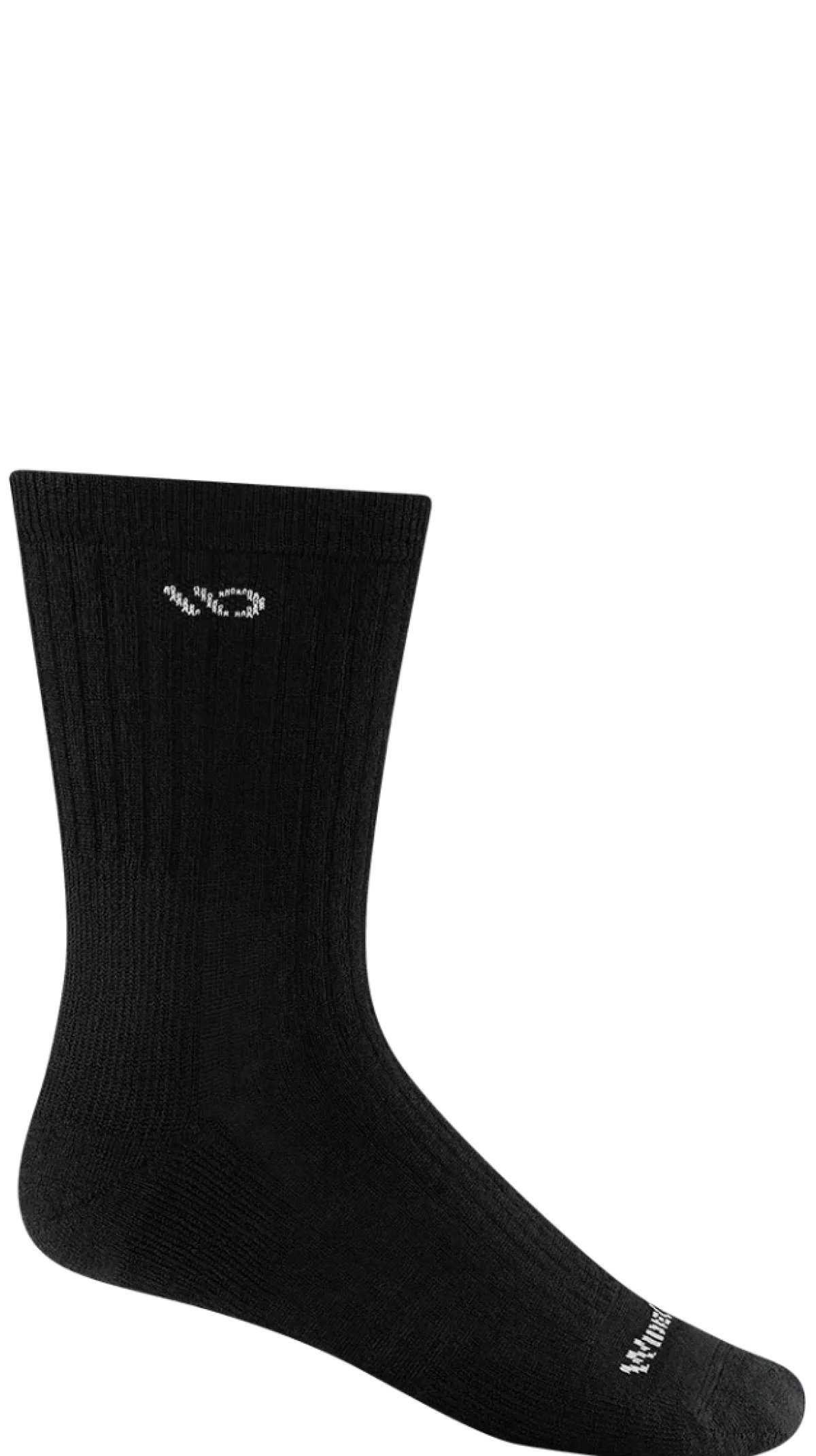 Crew Socks|Postal Approved Socks*XLfeet Inc. Wide Open Solid Cushioned Micro Crew Socks Single Pair - Black