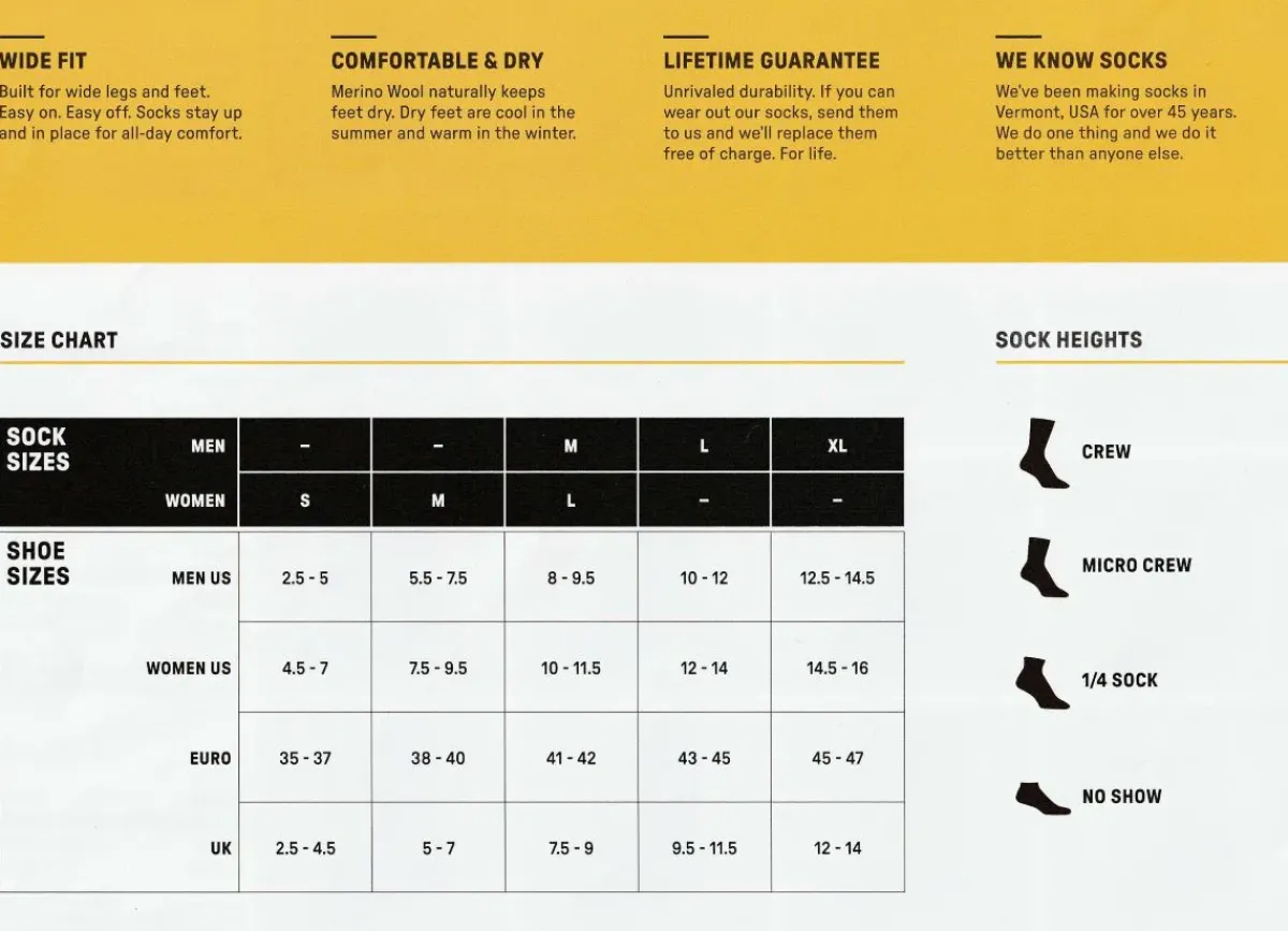 Crew Socks|Postal Approved Socks*XLfeet Inc. Wide Open Solid Cushioned Micro Crew Socks Single Pair - Black