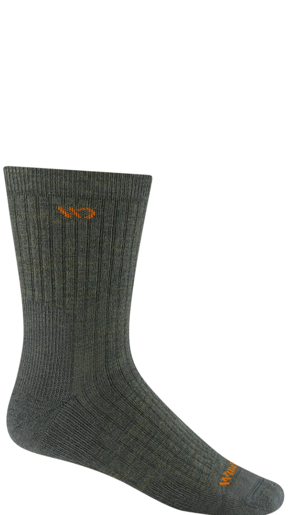 Crew Socks|Postal Approved Socks*XLfeet Inc. Wide Open Solid Cushioned Micro Crew Socks Single Pair - Forest