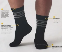 No Show Socks|Moisture Wicking Socks*XLfeet Inc. Wide Open Solid Cushioned No Show Socks Single Pair - White